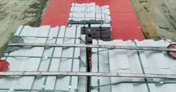 铜陵 芝麻白仿形加直形路沿石出货日常