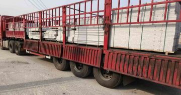 铜陵 白麻荔枝面外墙干挂，工厂装车日常