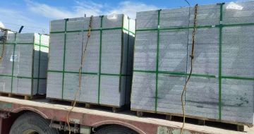 铜陵 芝麻白花岗岩地铺石装车日常