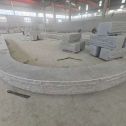 铜陵 芝麻白异形坐凳，自然面光面弧形加工