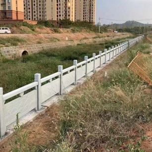 铜陵 白麻河道栏杆效果展示图