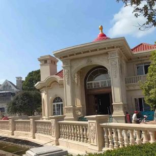 铜陵 黄金麻花岗岩欧式别墅