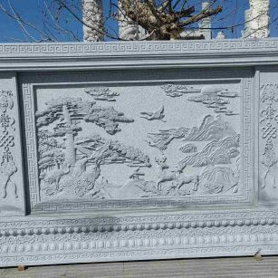 铜陵 芝麻白大型照壁，屏风，影壁