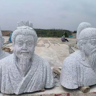 铜陵 白麻花岗岩石材人物立体雕刻