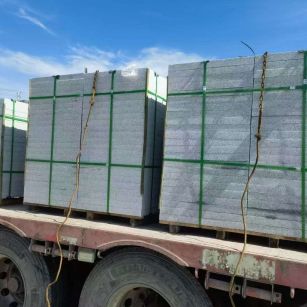 铜陵 芝麻白花岗岩地铺石装车日常