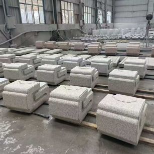 铜陵 白麻花岗岩异形加工-石凳，坐凳