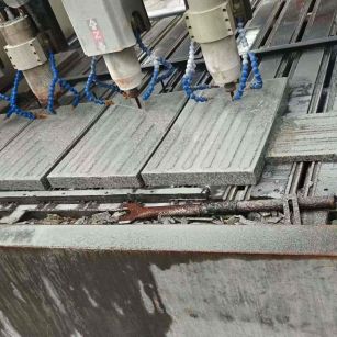 铜陵 芝麻白花岗岩荔枝面盲道雕刻