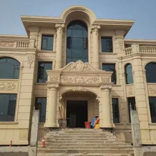 铜陵 黄金麻花岗岩别墅外墙干挂