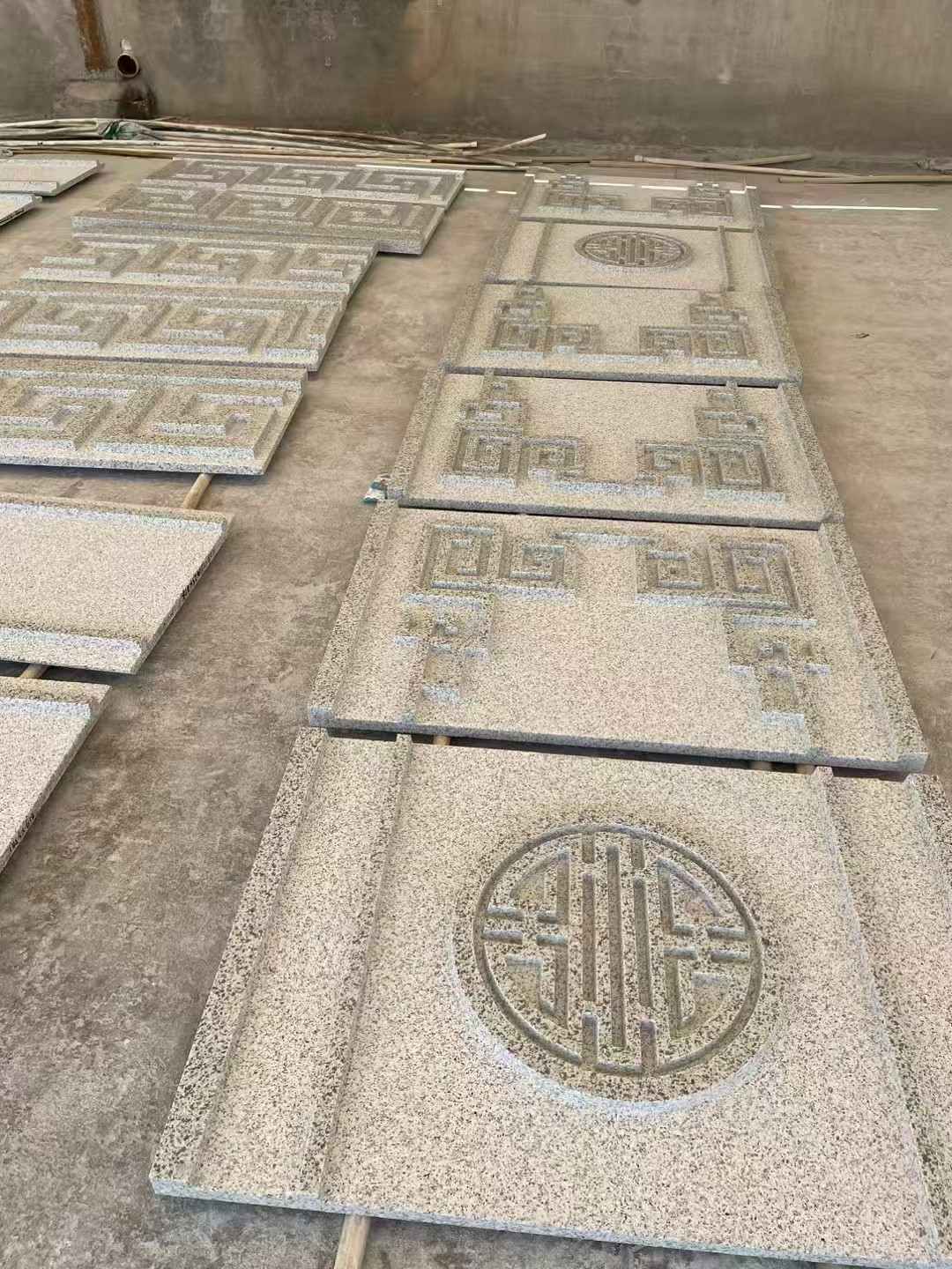 铜陵 白麻花岗岩外墙立面雕刻板