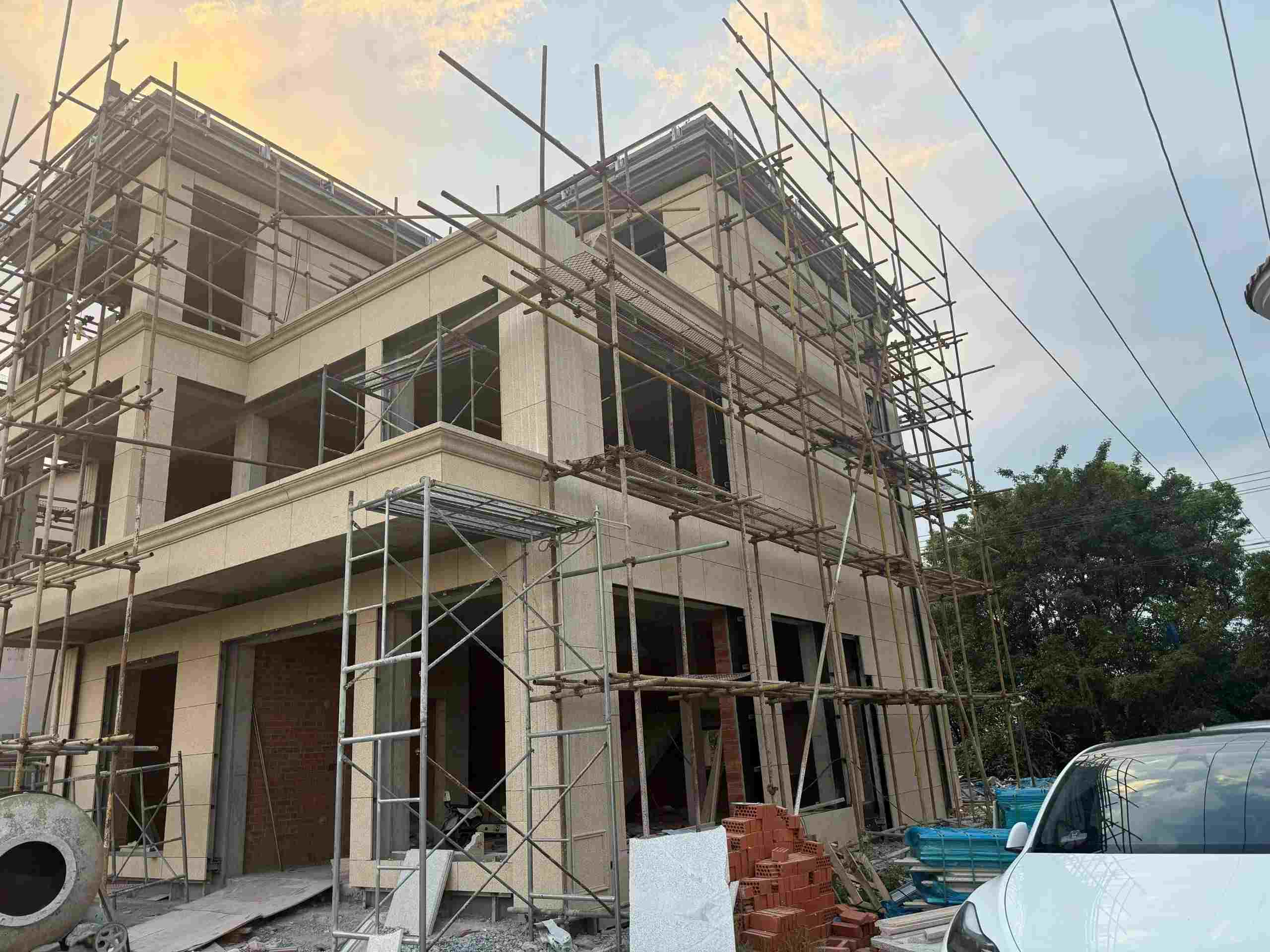 铜陵 黄金麻荔枝面花岗岩外墙干挂