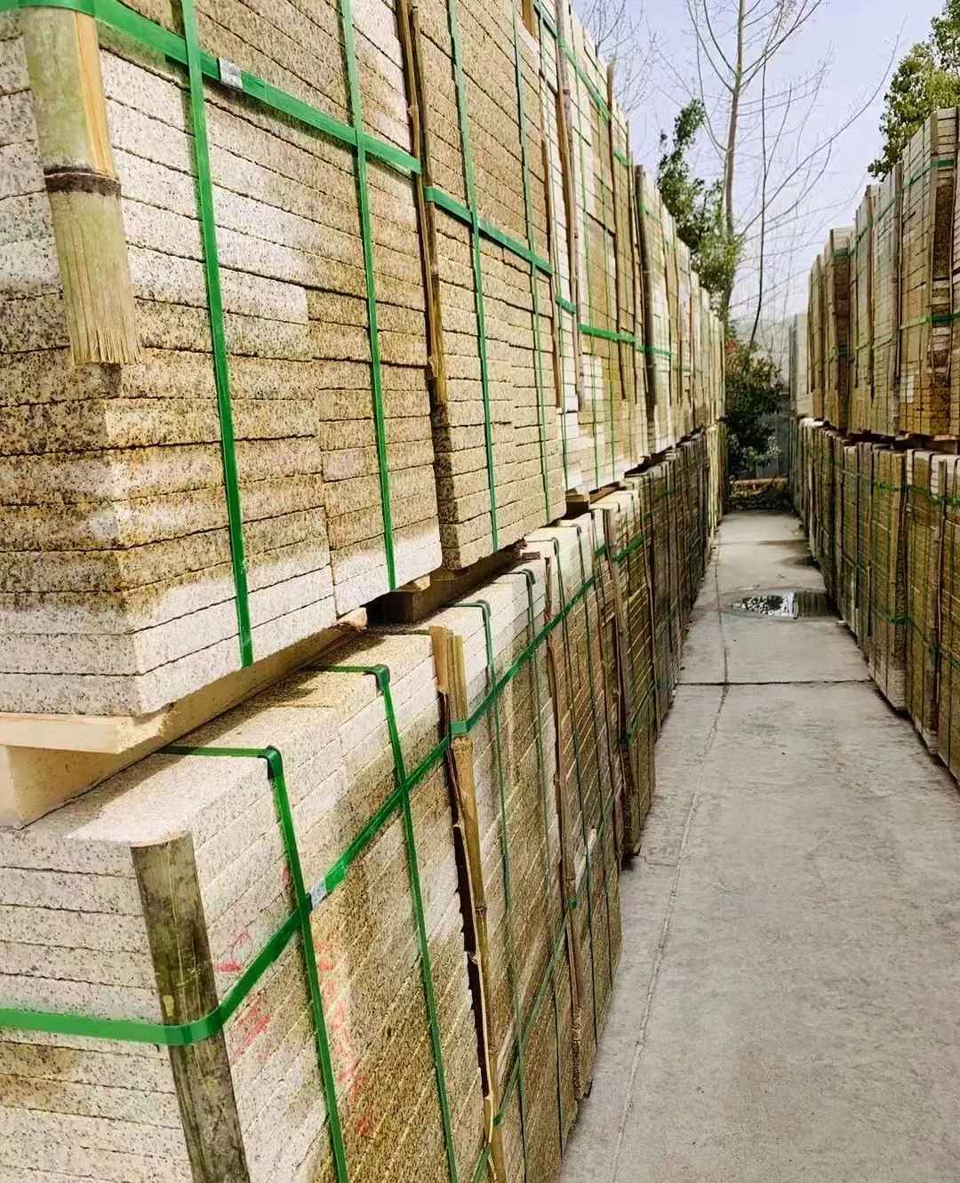 铜陵 黄金麻花岗岩荔枝面地铺石