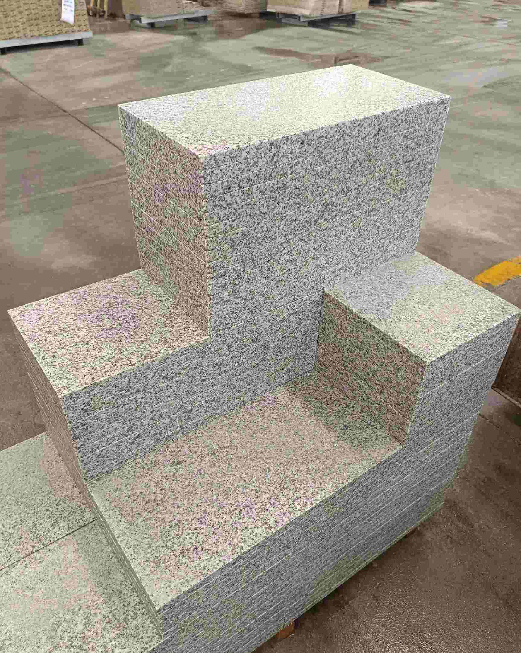 铜陵 白麻花岗岩荔枝面地铺石