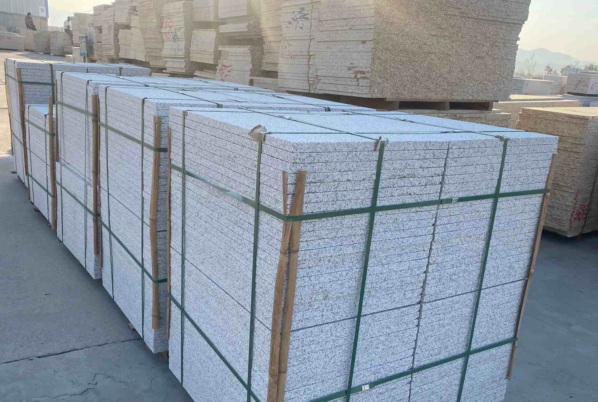 铜陵 白麻花岗岩荔枝面地铺石