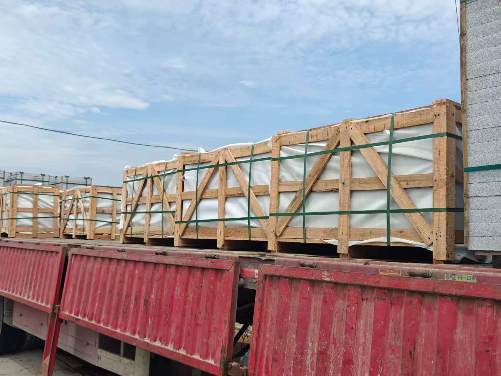 铜陵 芝麻白花岗岩地铺石出口专车-泰国游