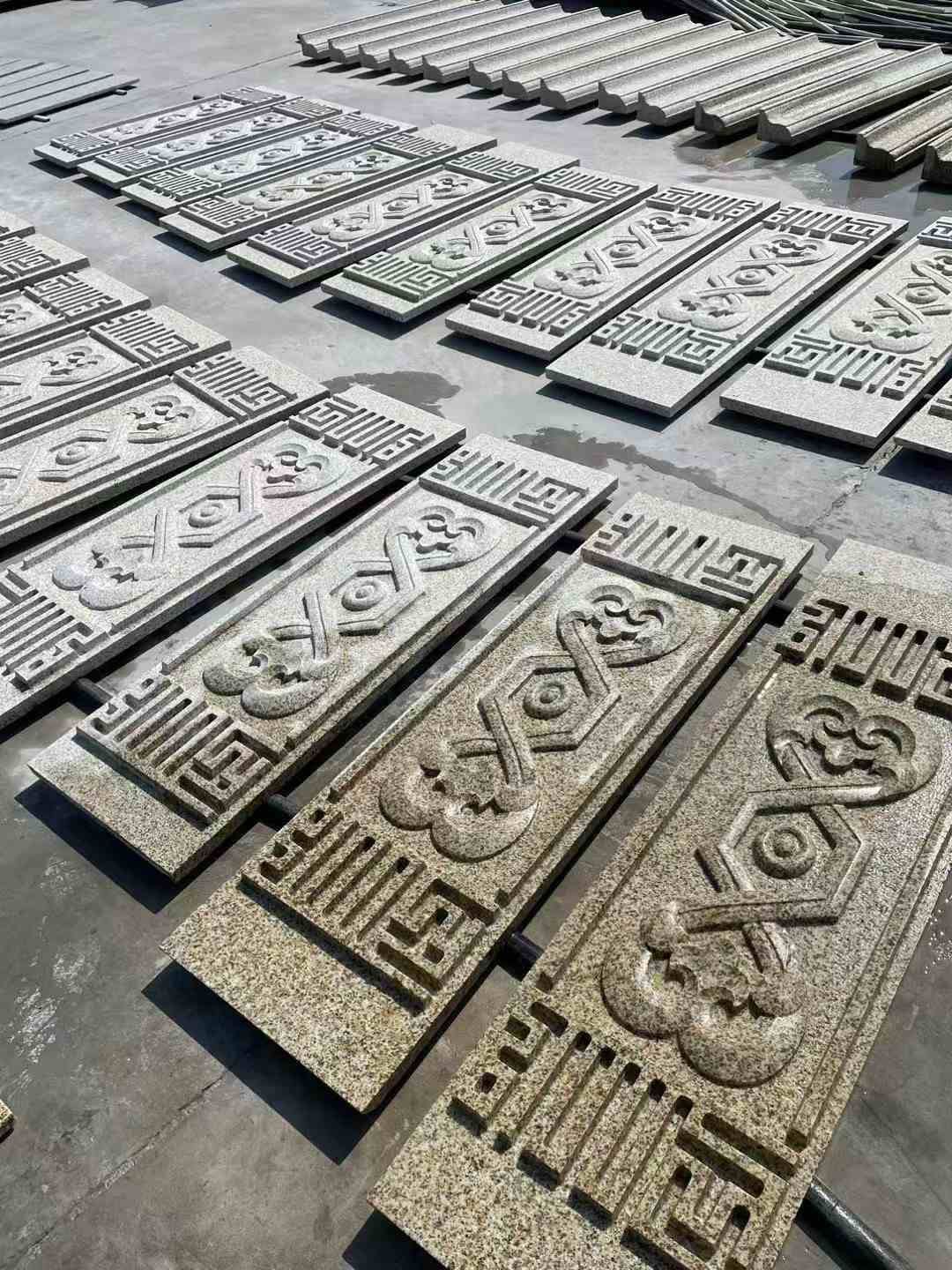 铜陵 黄金麻花岗岩外墙雕刻板