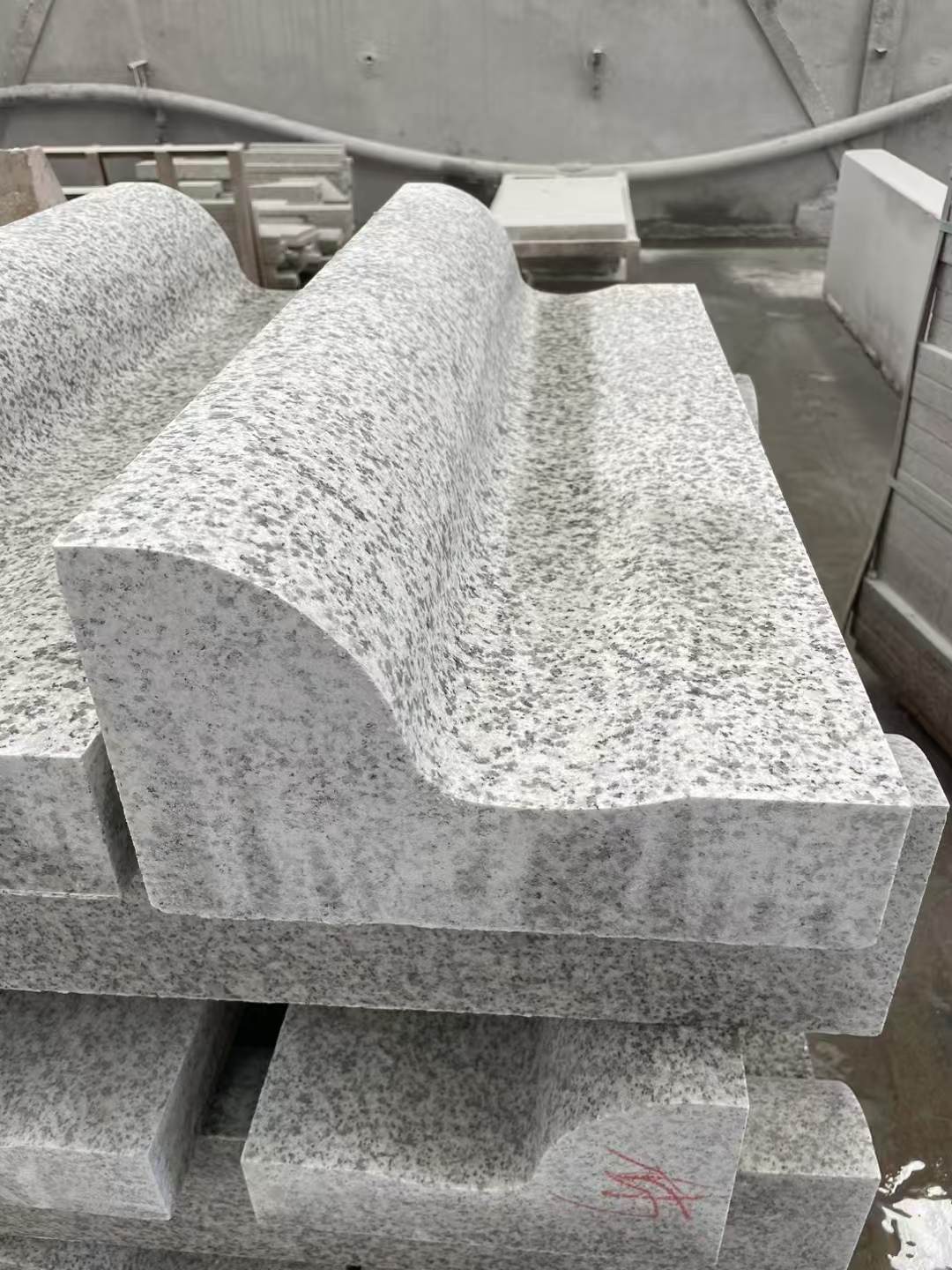 铜陵 白麻花岗岩S型路沿石，路侧石，马路牙子等